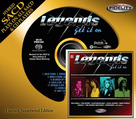 VA - Legends: Get It On (2003) [2014, Audio Fidelity Remastered, CD-Layer & Hi-Res SACD Rip]