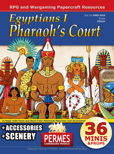 Pharaohs Court - Egyptians 1 - Ancient Warriors by PERMES