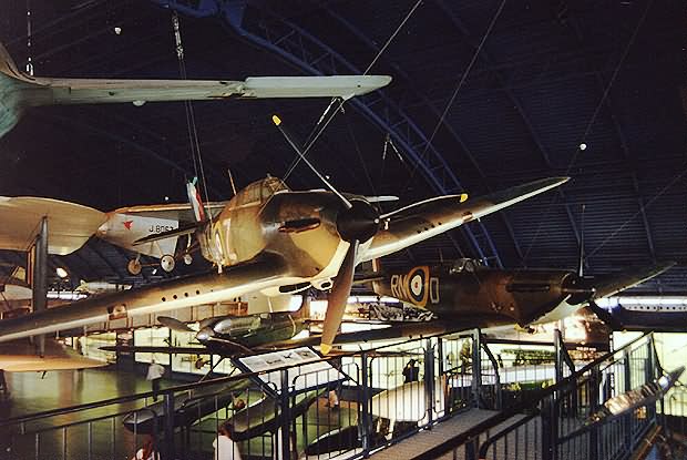 Hawker Hurricane Mk I con número de Serie L1592 conservado en el Science Museum en Londres, Inglaterra