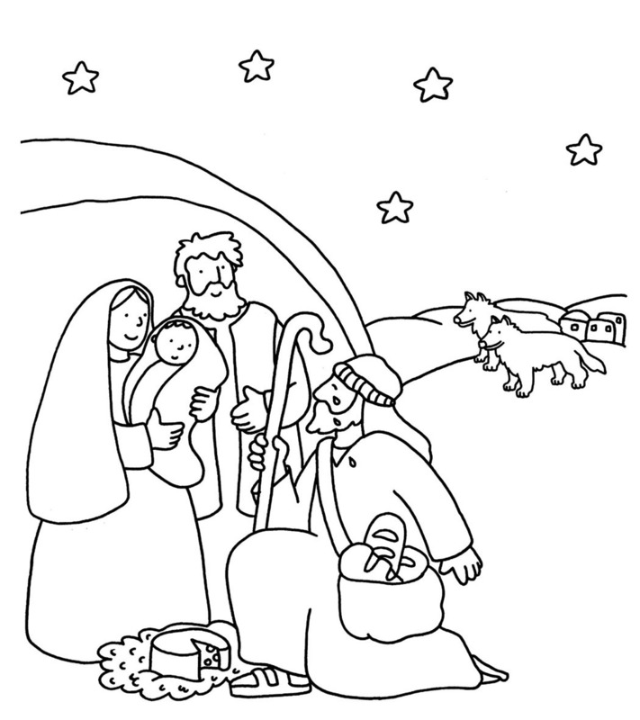 Disegni Di Natale Da Stampare E Colorare Presepi E Nativita Per Bambini