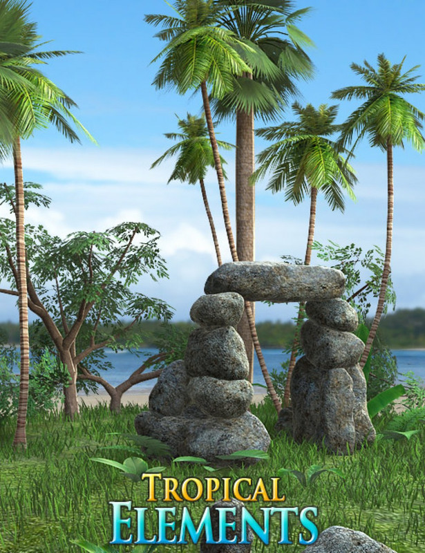 tropical elements large