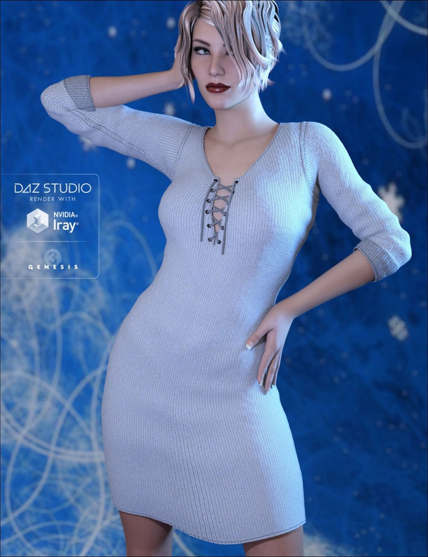 00 main wicked knit dress for genesis 3 females