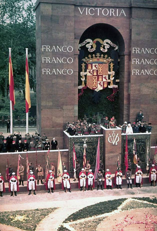 Desfile militar, España 1939