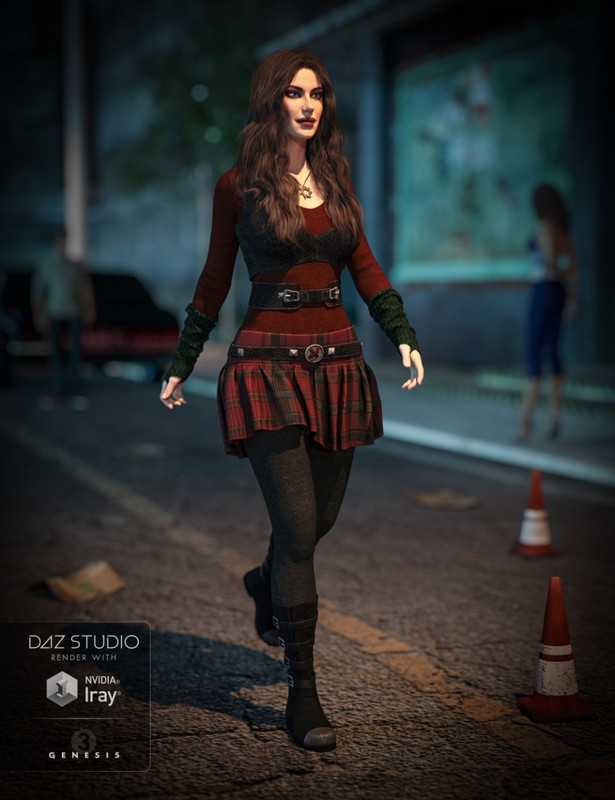 00 daz3d gone girl outfit for genesis 3 female s