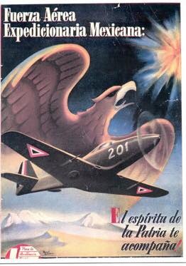 Cartel de propaganda mexicanos de la Segunda Guerra Mundial