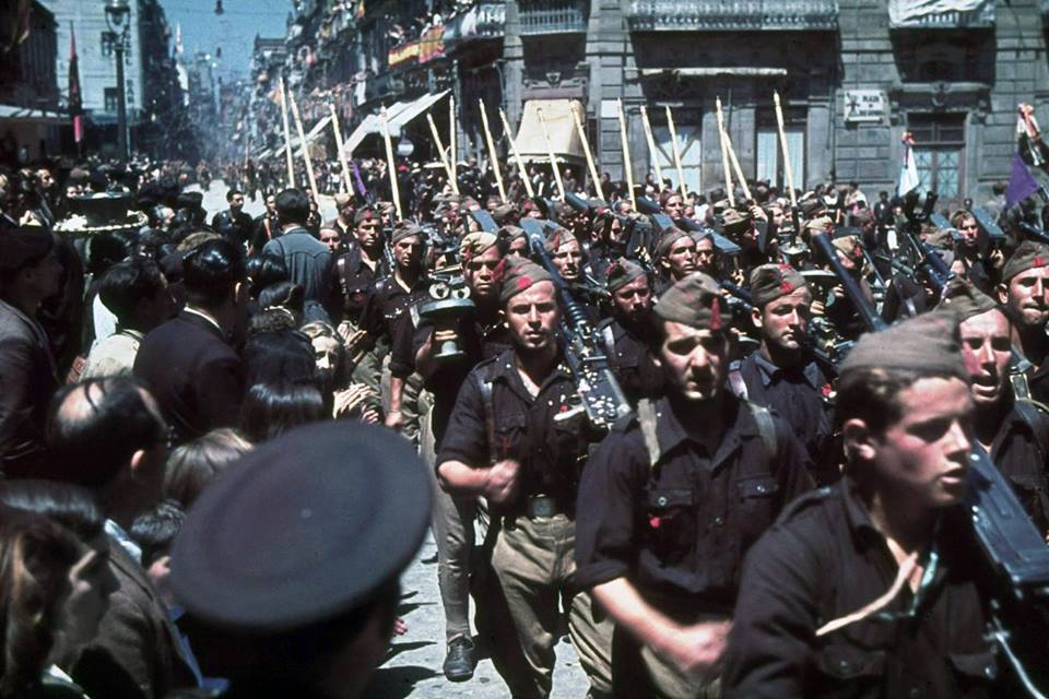 Desfile militar, España 1939
